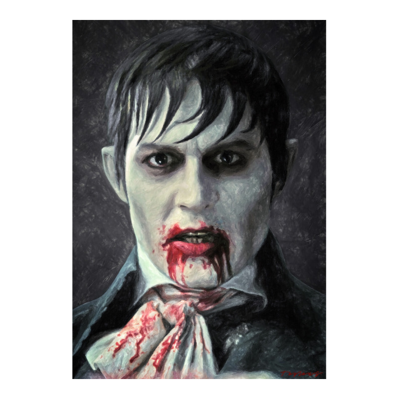 Barnabas Collins Poster Blue Crop Top by soulablicej | Artistshot