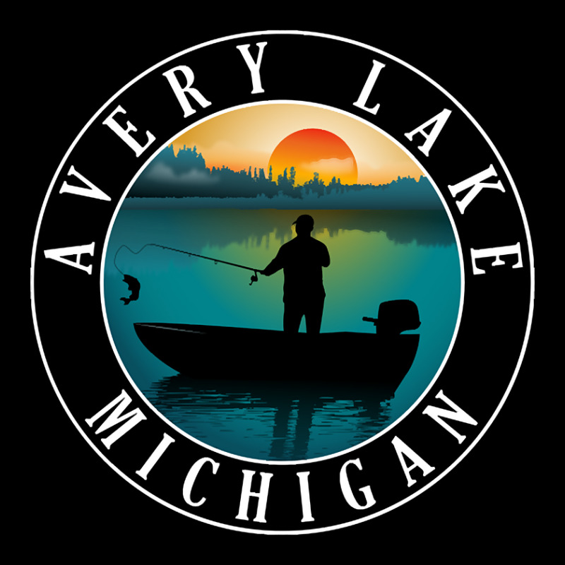 Avery Lake Fishing Michigan Sunset Pocket T-Shirt by fencingderby989 | Artistshot