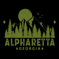 Alpharetta Georgia Mountain Sight Adjustable Cap | Artistshot