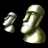 Easter Island Heads Concept Adjustable Cap | Artistshot