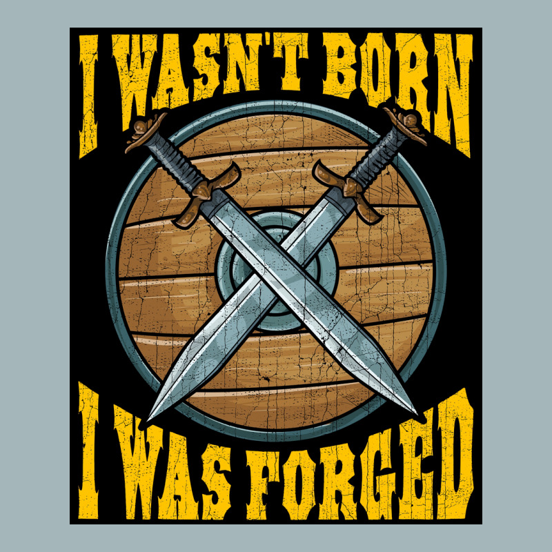 Funny I Wasnx27t Born I Was Forged Viking Warrior  Music Gift Unisex Sherpa-lined Denim Jacket | Artistshot