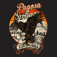 Pagosa Springs Colorado Bald Eagle Retro Vintage Aesthetic T-shirt | Artistshot