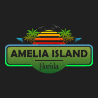 Amelia Island Beach Florida, Tropical Palm Trees Sunset - Summer-6a6cw Ladies Polo Shirt | Artistshot