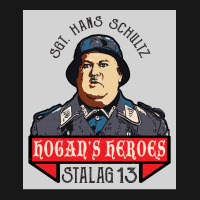 Hoganx27s Heroes Hans Schultz Poster Aesthetic (1) Flannel Shirt | Artistshot