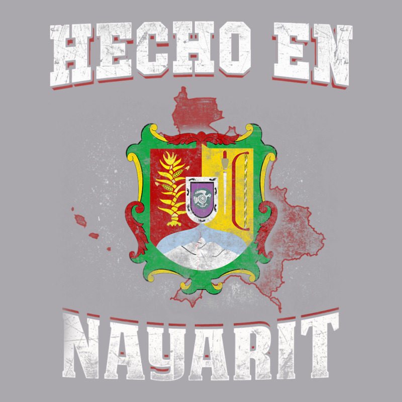 Hecho En Nayarit Mexican Flag T-shirt Tee Coat Of Arm Clothe Youth 3/4 Sleeve by martiamuracit | Artistshot