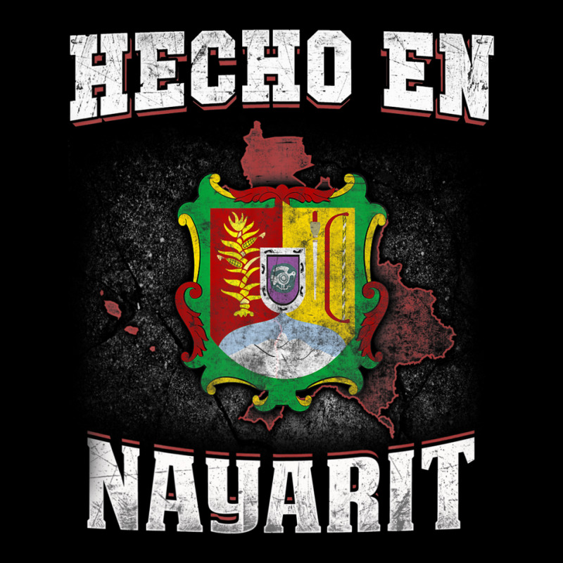 Hecho En Nayarit Mexican Flag T-shirt Tee Coat Of Arm Clothe Baby Beanies by martiamuracit | Artistshot