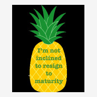 Im Not Inclined To Resign To Maturity Poster Funny (1) Adjustable Cap | Artistshot