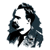 Friedrich Nietzsche Portrait Vector Drawing V-neck Tee | Artistshot