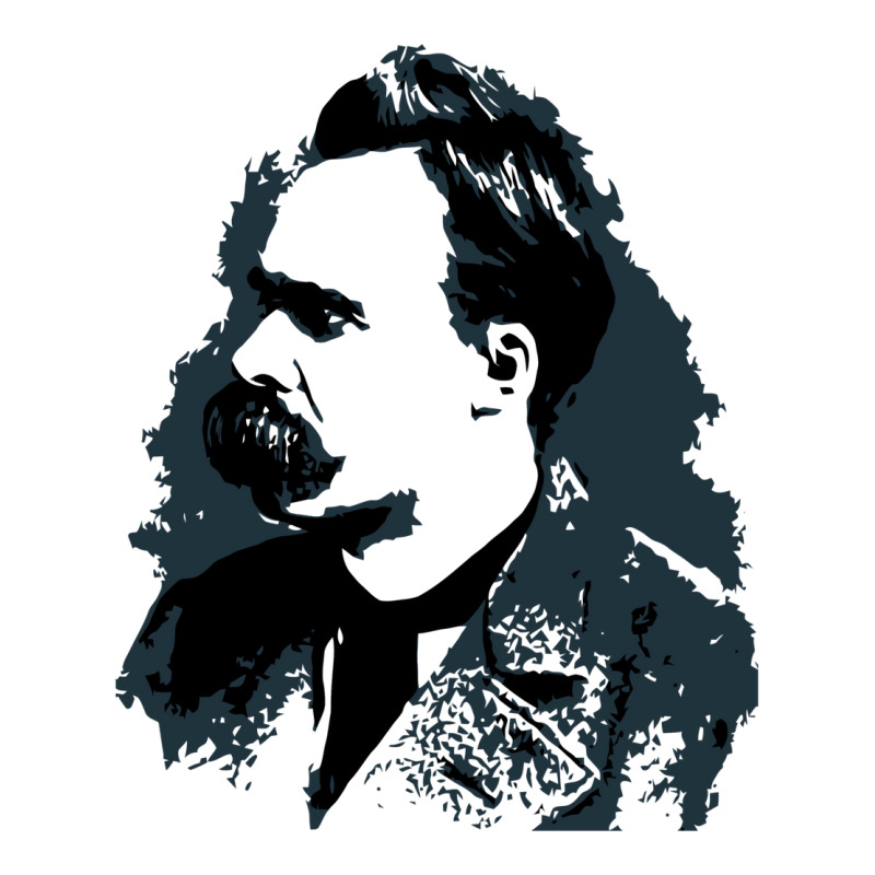 Friedrich Nietzsche Portrait Vector Drawing 3/4 Sleeve Shirt | Artistshot