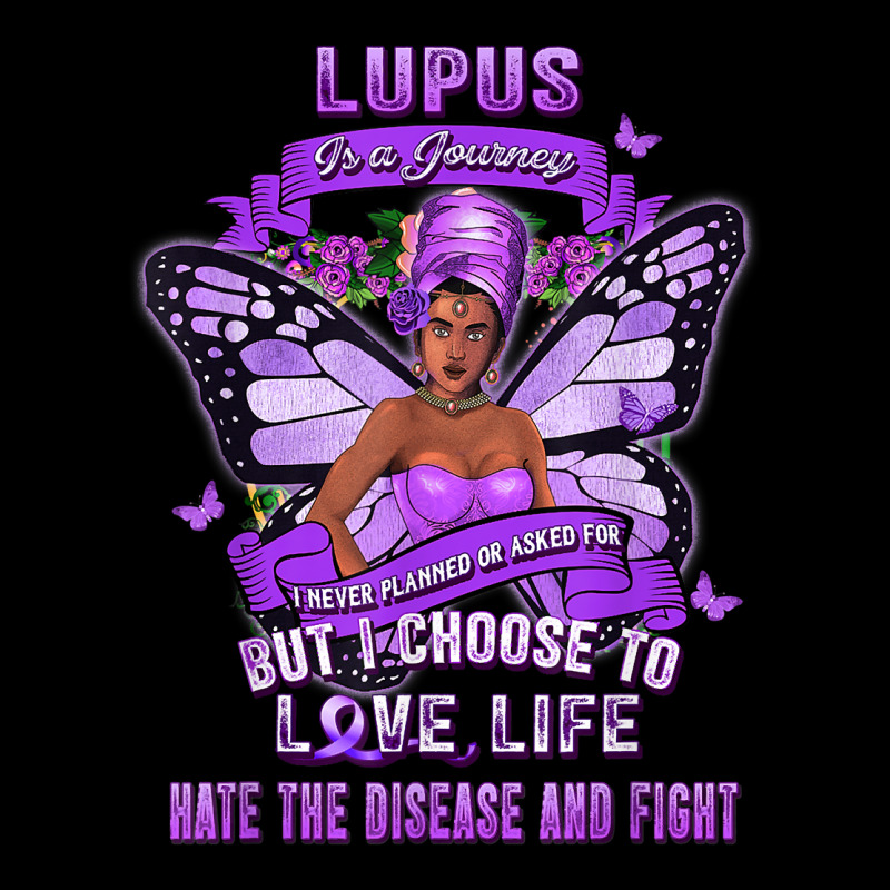 Lupus Awareness African American Warrior Purple Ribbon Women T Shirt Pocket T-shirt | Artistshot