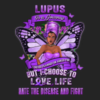 Lupus Awareness African American Warrior Purple Ribbon Women T Shirt 3/4 Sleeve Shirt | Artistshot