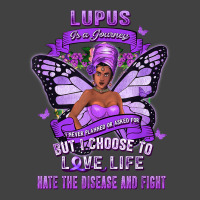 Lupus Awareness African American Warrior Purple Ribbon Women T Shirt Vintage T-shirt | Artistshot