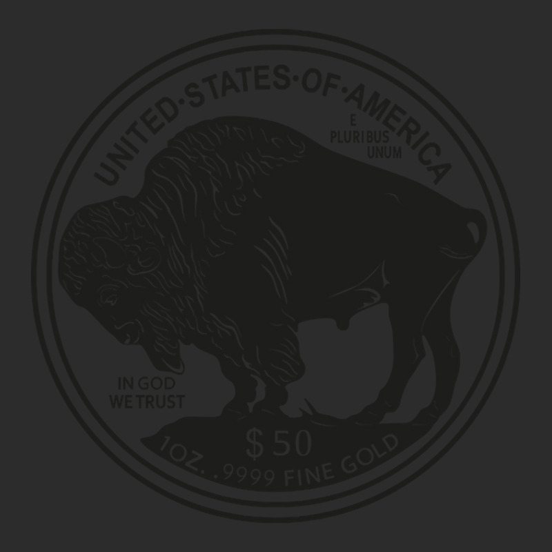 American Buffalo Gold Coin Black Design Exclusive T-shirt by genuinelyseriously4 | Artistshot