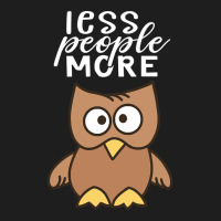 Less People More Owls Kids Owl Classic T-shirt | Artistshot