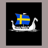 Sweden Boat Swedish Flag Sweden Viking Ship Vikings Tshirt Shieldmaide Vintage Short | Artistshot