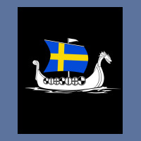 Sweden Boat Swedish Flag Sweden Viking Ship Vikings Tshirt Shieldmaide Lightweight Hoodie | Artistshot