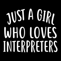 Just A Girl Who Loves Interpreters  For Interpreter Men's 3/4 Sleeve Pajama Set | Artistshot