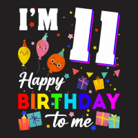 Eleven 11yr 11th Birthday Happy Birthday Boy 11 Years Old T-shirt | Artistshot