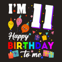 Eleven 11yr 11th Birthday Happy Birthday Boy 11 Years Old Tank Top | Artistshot