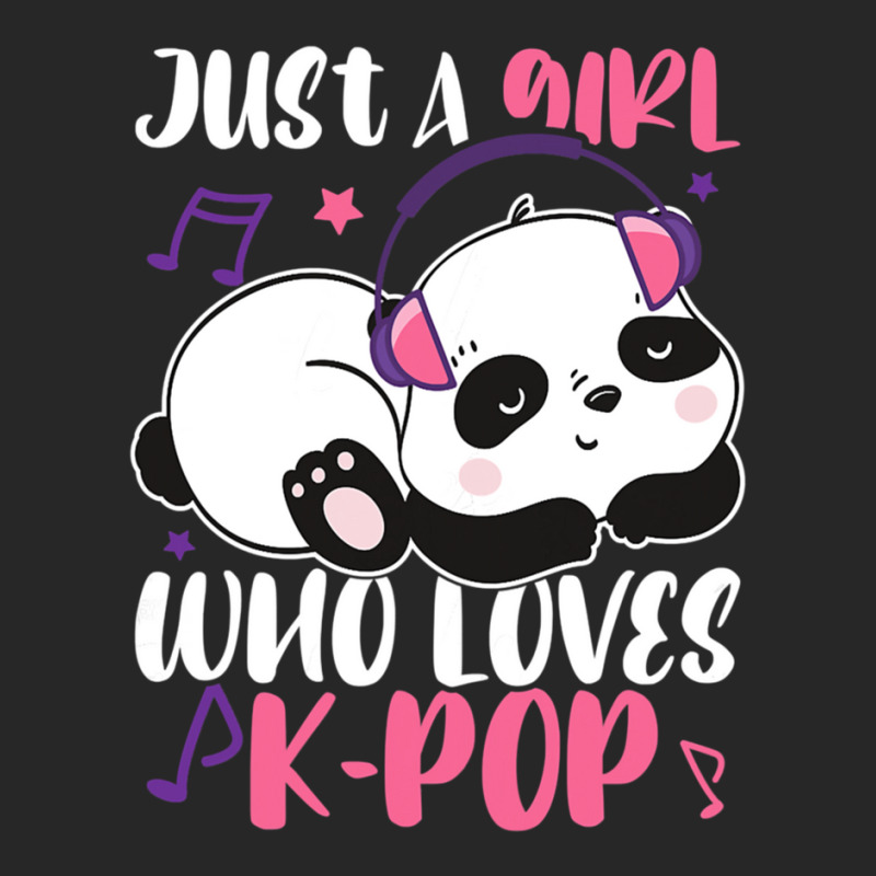 Just A Girl Who Loves Kpop Panda Men's T-shirt Pajama Set | Artistshot