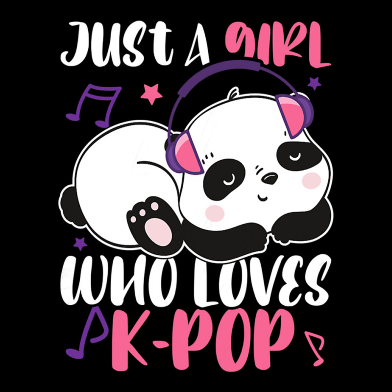 Just A Girl Who Loves Kpop Panda Men's 3/4 Sleeve Pajama Set | Artistshot