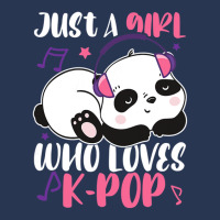 Just A Girl Who Loves Kpop Panda Men Denim Jacket | Artistshot