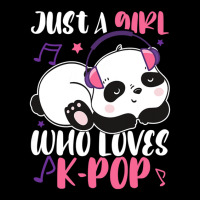 Just A Girl Who Loves Kpop Panda Long Sleeve Shirts | Artistshot