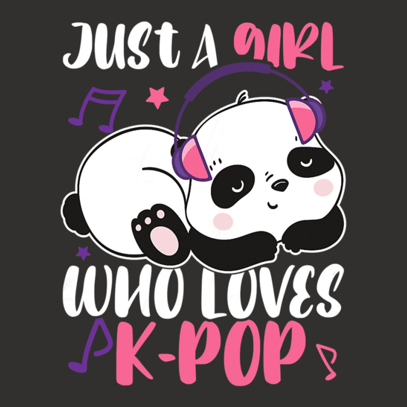 Just A Girl Who Loves Kpop Panda Champion Hoodie | Artistshot