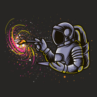 Astronaut Painter Ladies Fitted T-shirt | Artistshot