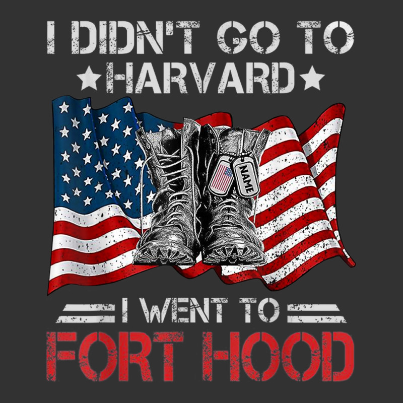 I Didn't Go To Har-vard I Went To Fort-hood Soldier Lover Baby Bodysuit | Artistshot