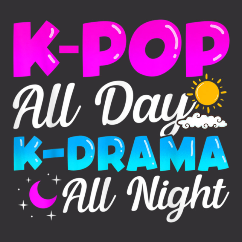 Kpop All Day Kdrama All Night Vintage Short | Artistshot