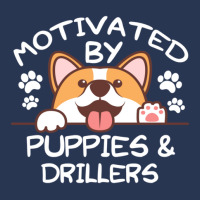 Motivated By Puppies And Drillers  For Drillers Men Denim Jacket | Artistshot