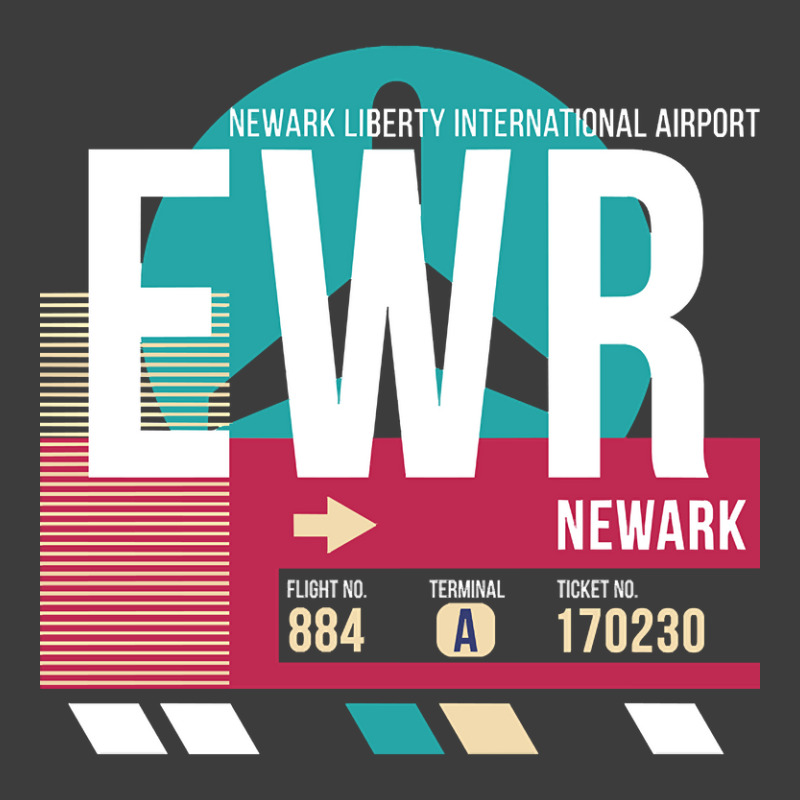 Newark, New Jersey (ewr) Airport Code Baggage Tag Men's Polo Shirt | Artistshot