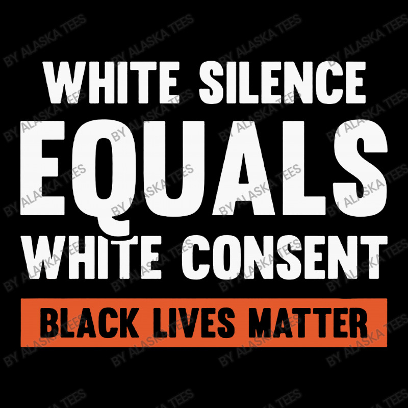 White Silence Equals White Consent Black Lives Matter Cropped Sweater by Alaska Tees | Artistshot