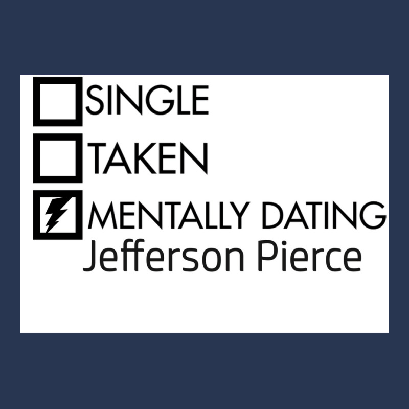 Mentally Dating Jefferson Pierce Poster Quote (1) Men Denim Jacket | Artistshot