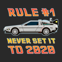 Never Set It To 2020 Time Traveling Car Printed Hat | Artistshot