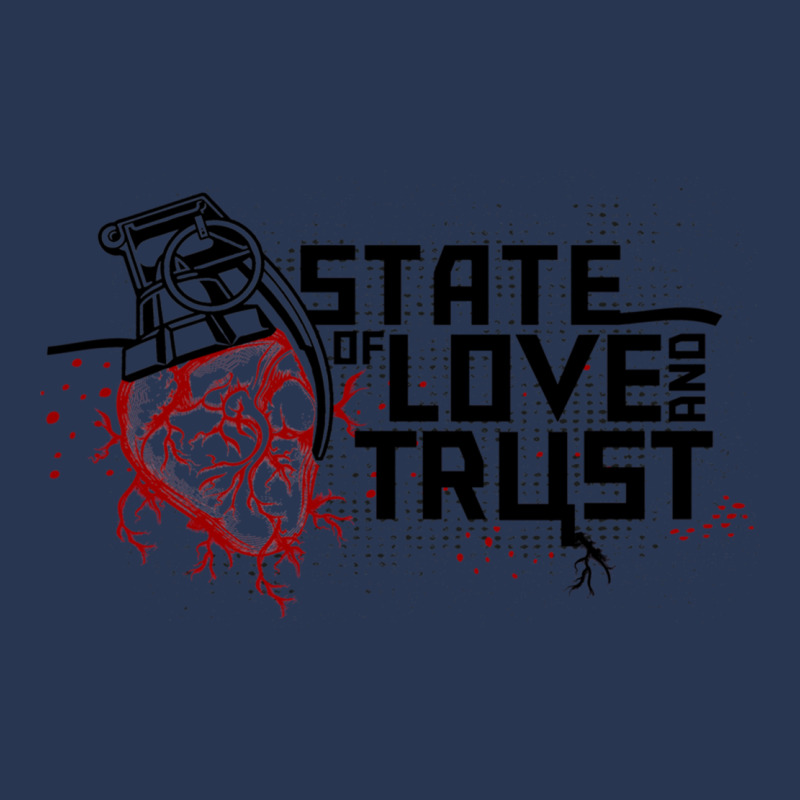 State Of Love And Trust Classic Men Denim Jacket | Artistshot