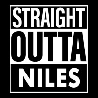 Niles Name Straight Outta Niles Adjustable Cap | Artistshot