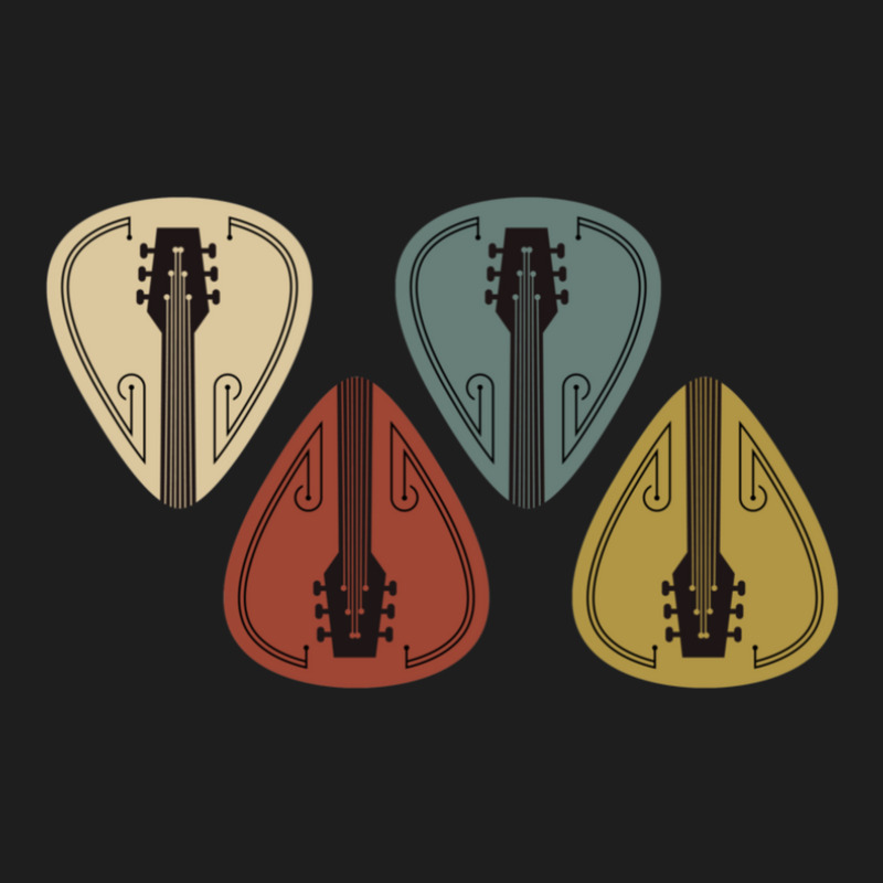 Retro Guitar Pick Guitarist Classic T-shirt by ChristopherLloydDuback | Artistshot