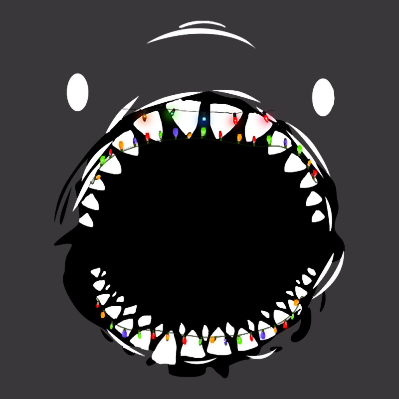 Funny Shark Face With Light Xmas Tshirt Christmas Ladies Curvy T-Shirt by damagegerms19 | Artistshot