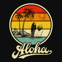 Aloha Hawaii Hawaiian For Boys Girls Palm Tree Surf Crop Top | Artistshot