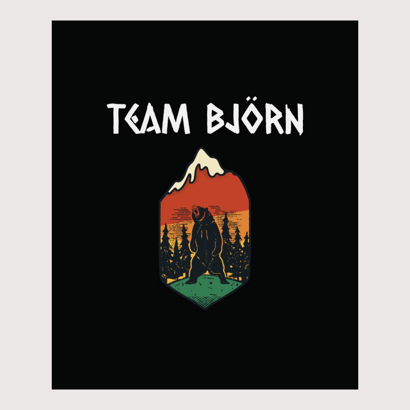 Viking Bear Team Bjrn Ironside  Blue 70s Pocket T-shirt | Artistshot