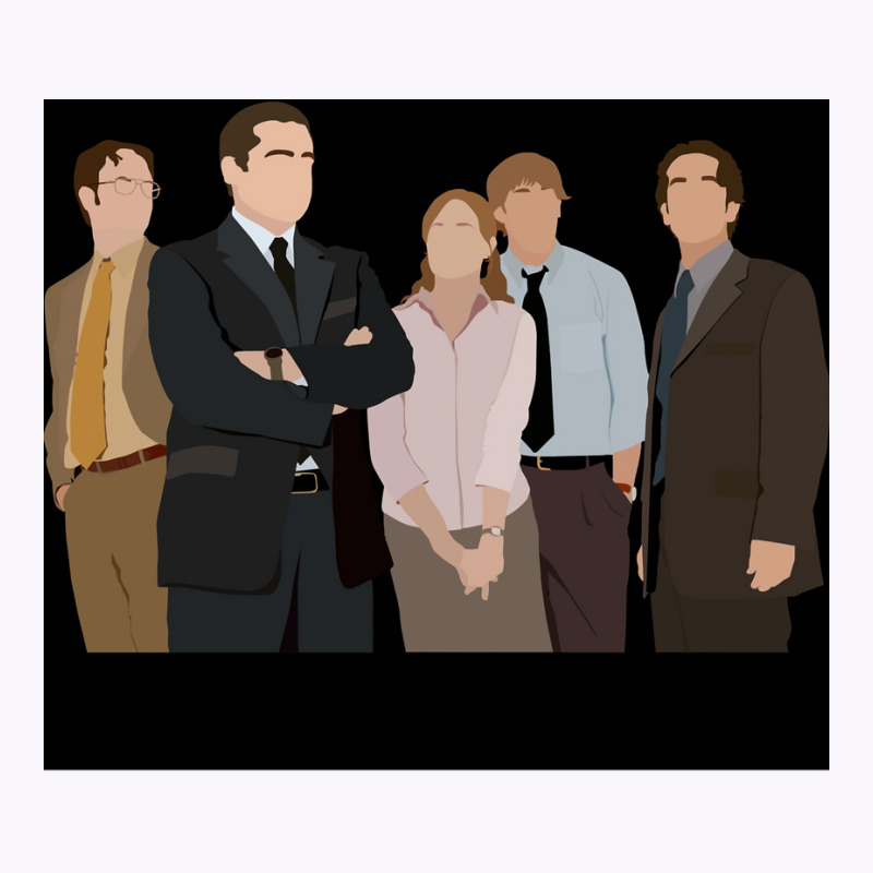 The Office Cast Sticker Poster Red (1) Tank Top | Artistshot