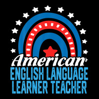 American English Language Learner Teacher Rainbow 4th July Youth Sweatshirt | Artistshot