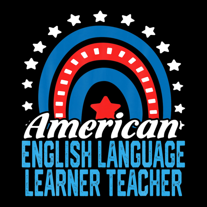 American English Language Learner Teacher Rainbow 4th July Baby Beanies by kaciacindz6 | Artistshot