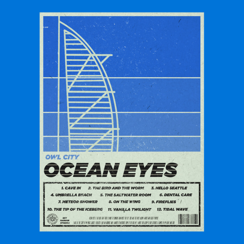 Owl City   Ocean Eyes Retro Poster Graphic T-shirt by bahbutstenyd | Artistshot