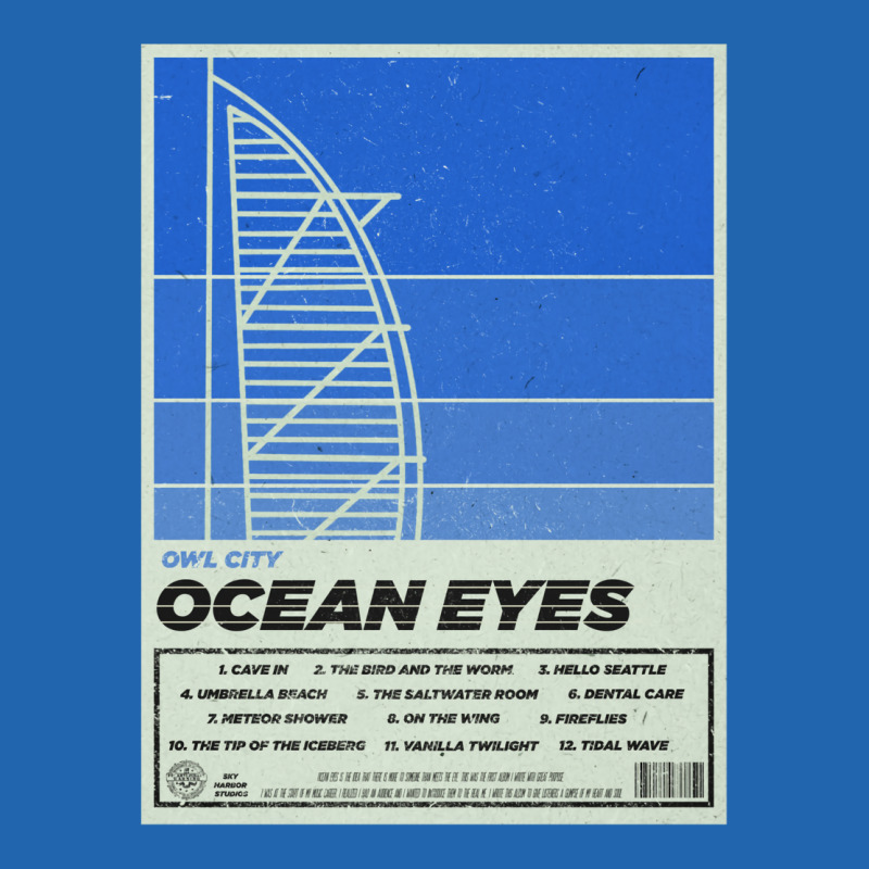 Owl City   Ocean Eyes Retro Poster Pocket T-Shirt by bahbutstenyd | Artistshot