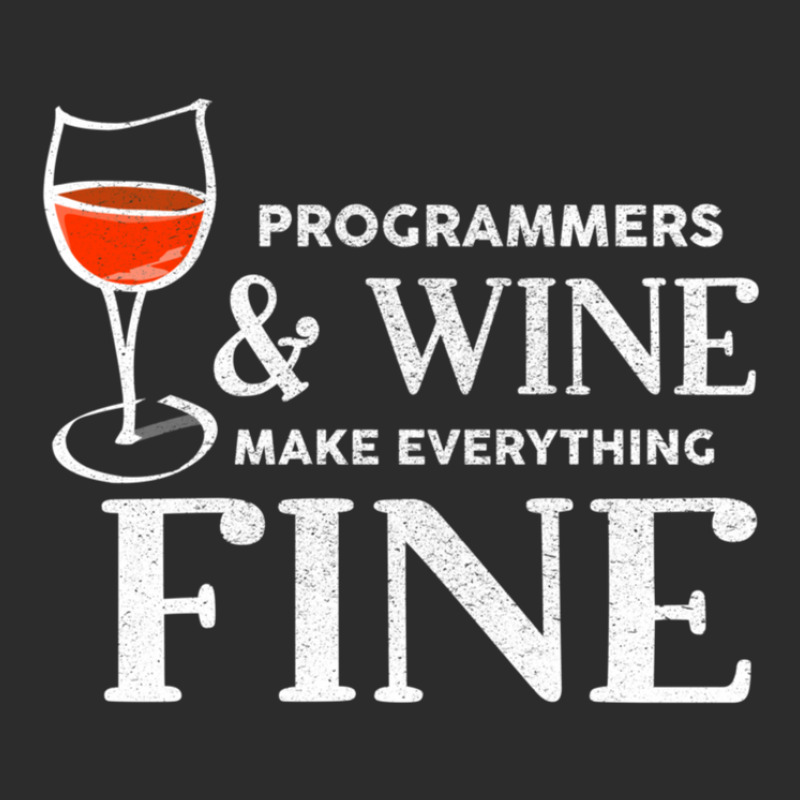 Programmers And Wine Make Everything Fine Shirt Programmer Exclusive T-shirt | Artistshot