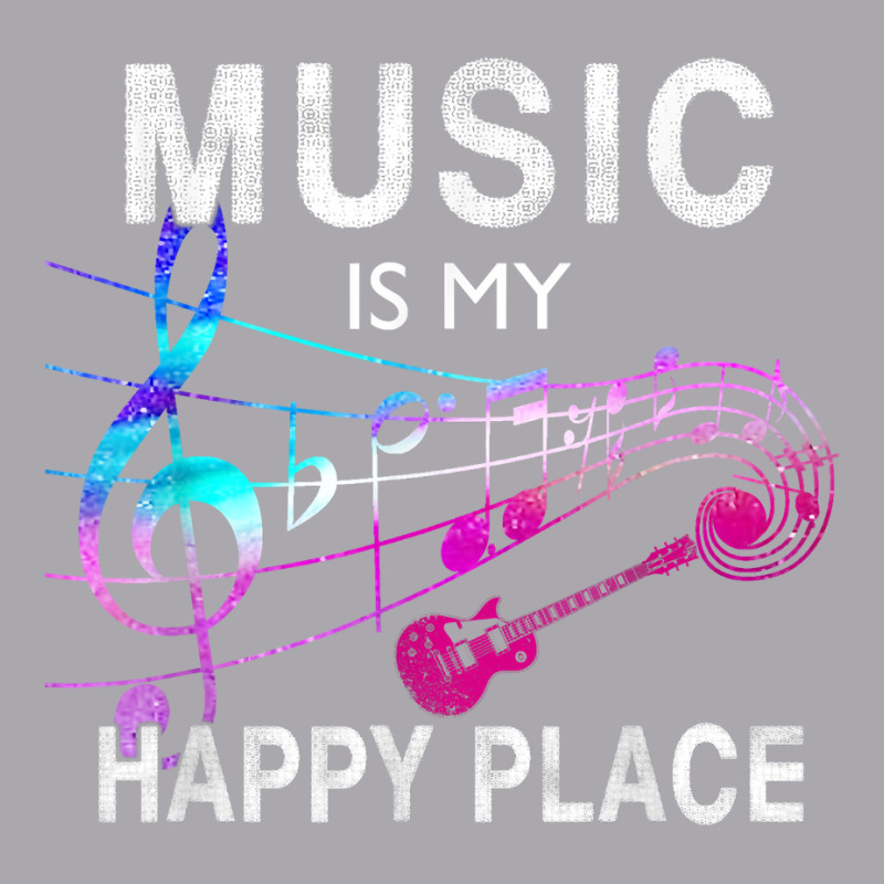 Music Is My Happy Place Inspiring Music Novelty Gift T Shirt T Shirt Youth 3/4 Sleeve by javauxswar | Artistshot