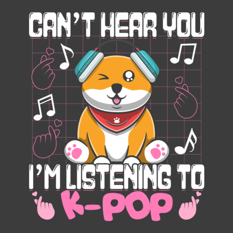 Kpop Kawaii Shiba Inu Can't Hear You I'm Listening To Kpop Gift Men's Polo Shirt | Artistshot